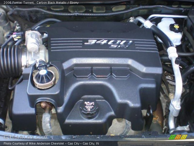 Carbon Black Metallic / Ebony 2008 Pontiac Torrent