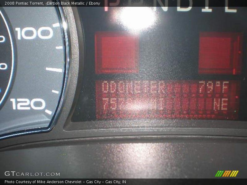 Carbon Black Metallic / Ebony 2008 Pontiac Torrent