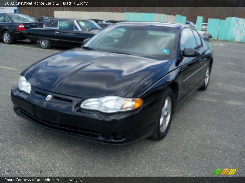 Black / Ebony 2002 Chevrolet Monte Carlo LS