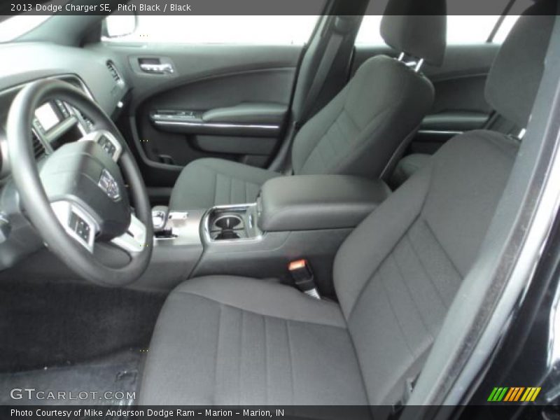 Pitch Black / Black 2013 Dodge Charger SE