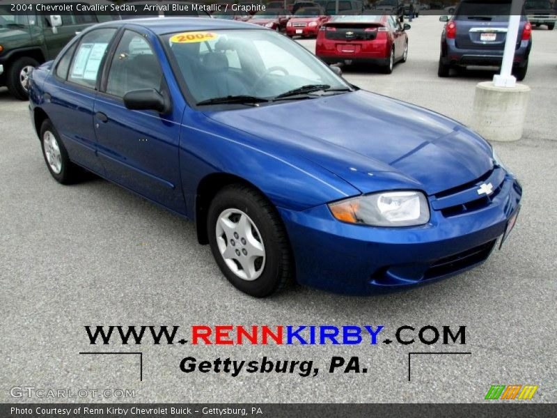 Arrival Blue Metallic / Graphite 2004 Chevrolet Cavalier Sedan