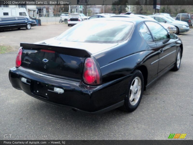 Black / Ebony 2002 Chevrolet Monte Carlo LS