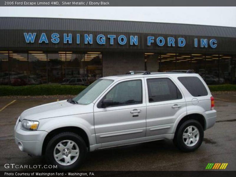 Silver Metallic / Ebony Black 2006 Ford Escape Limited 4WD