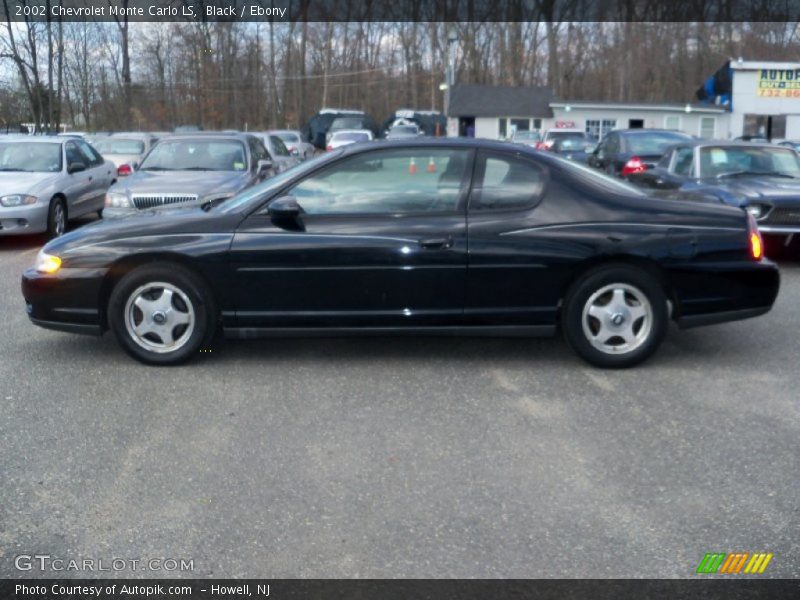 Black / Ebony 2002 Chevrolet Monte Carlo LS