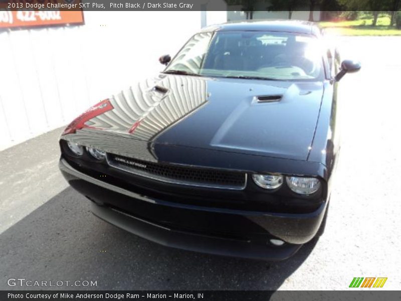 Pitch Black / Dark Slate Gray 2013 Dodge Challenger SXT Plus