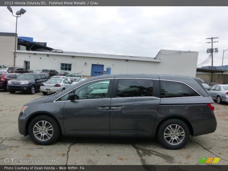 Polished Metal Metallic / Gray 2013 Honda Odyssey EX