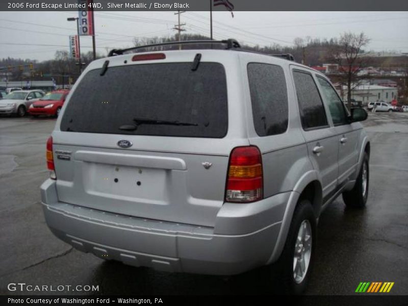 Silver Metallic / Ebony Black 2006 Ford Escape Limited 4WD