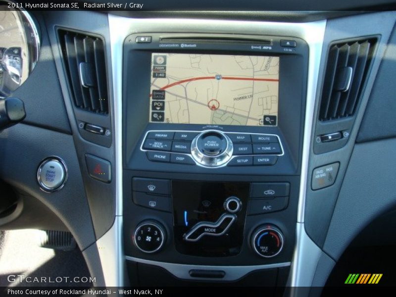 Radiant Silver / Gray 2011 Hyundai Sonata SE