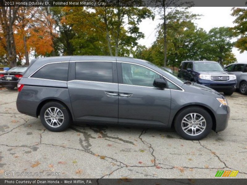 Polished Metal Metallic / Gray 2013 Honda Odyssey EX