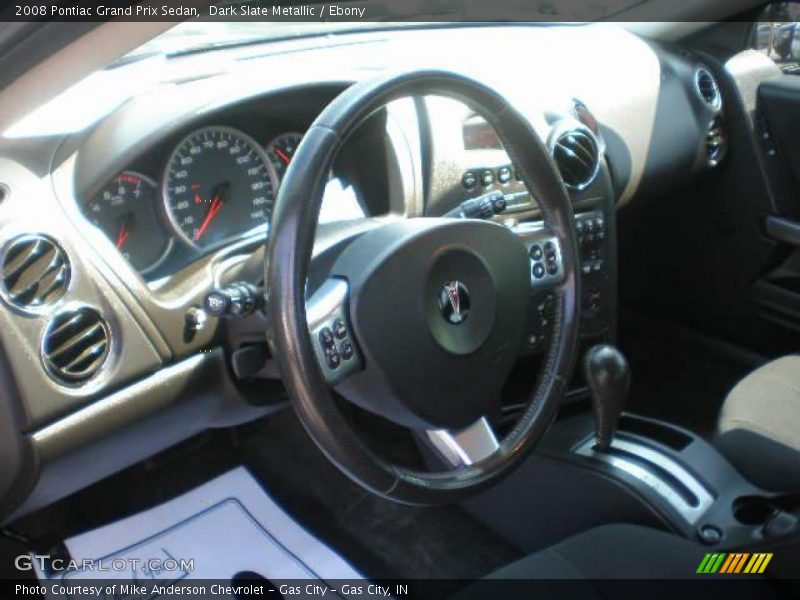 Dark Slate Metallic / Ebony 2008 Pontiac Grand Prix Sedan