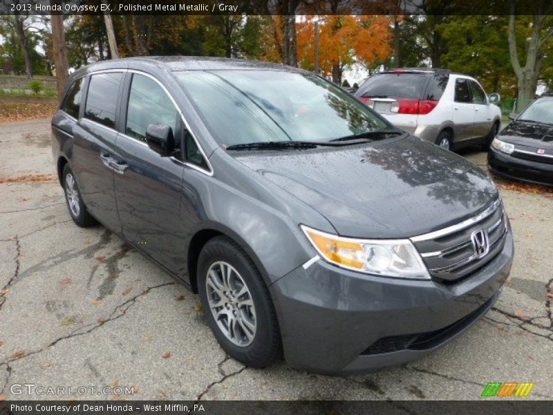 Polished Metal Metallic / Gray 2013 Honda Odyssey EX