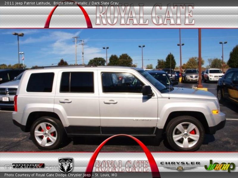 Bright Silver Metallic / Dark Slate Gray 2011 Jeep Patriot Latitude