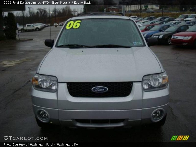 Silver Metallic / Ebony Black 2006 Ford Escape Limited 4WD
