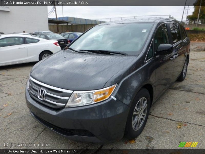 Polished Metal Metallic / Gray 2013 Honda Odyssey EX