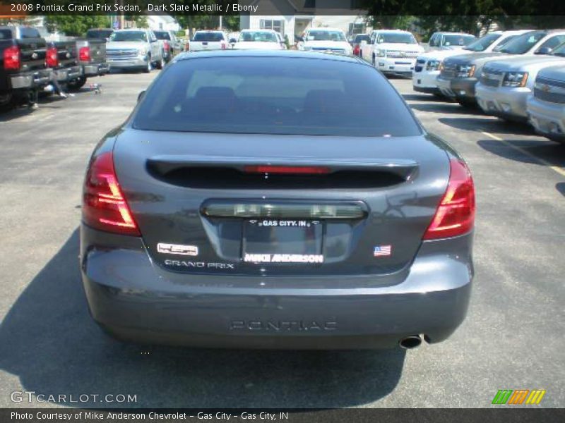 Dark Slate Metallic / Ebony 2008 Pontiac Grand Prix Sedan