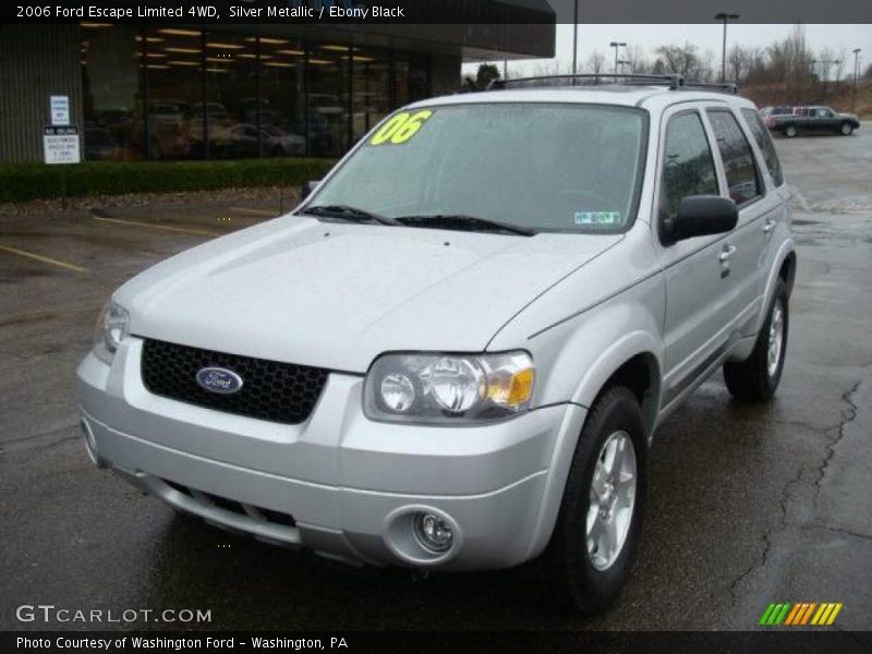 Silver Metallic / Ebony Black 2006 Ford Escape Limited 4WD