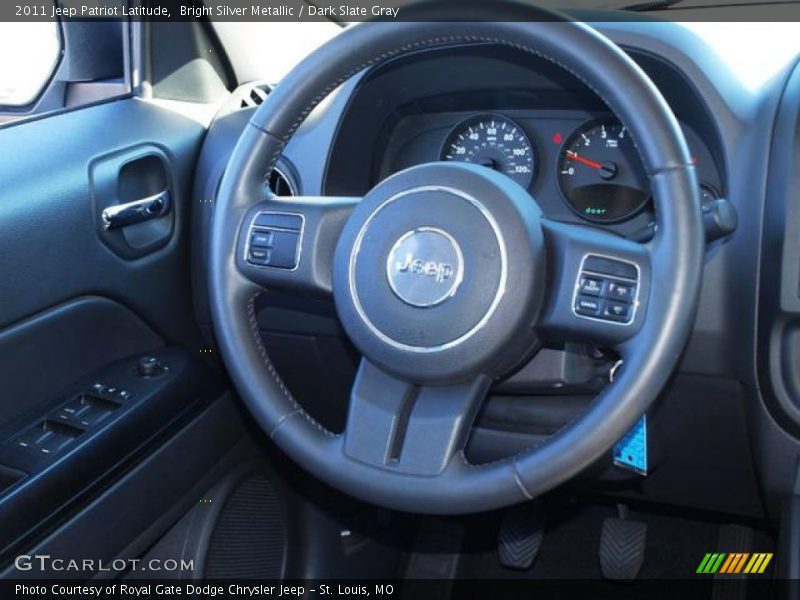 Bright Silver Metallic / Dark Slate Gray 2011 Jeep Patriot Latitude