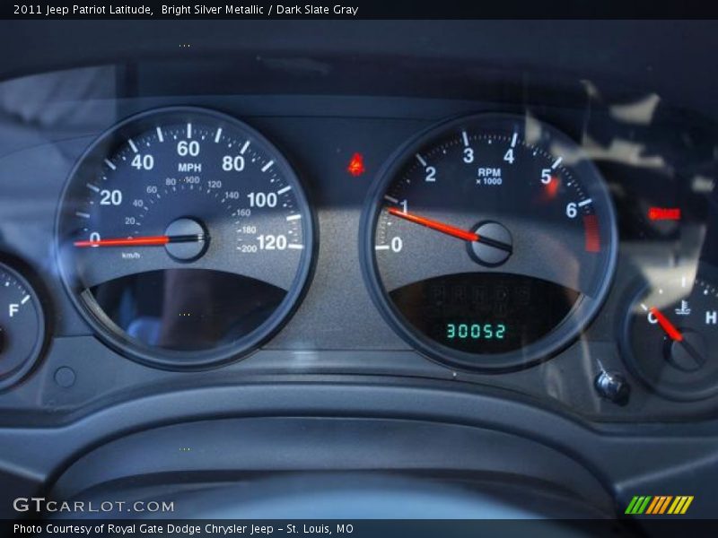 Bright Silver Metallic / Dark Slate Gray 2011 Jeep Patriot Latitude