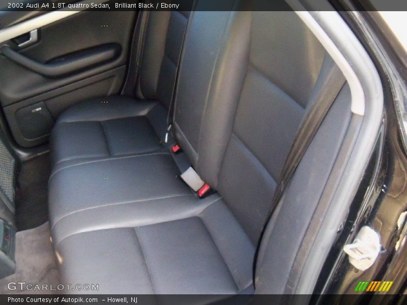 Brilliant Black / Ebony 2002 Audi A4 1.8T quattro Sedan