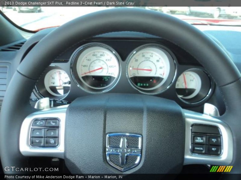 Redline 3-Coat Pearl / Dark Slate Gray 2013 Dodge Challenger SXT Plus