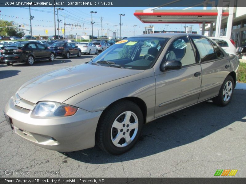 Sandrift Metallic / Neutral 2004 Chevrolet Cavalier LS Sedan