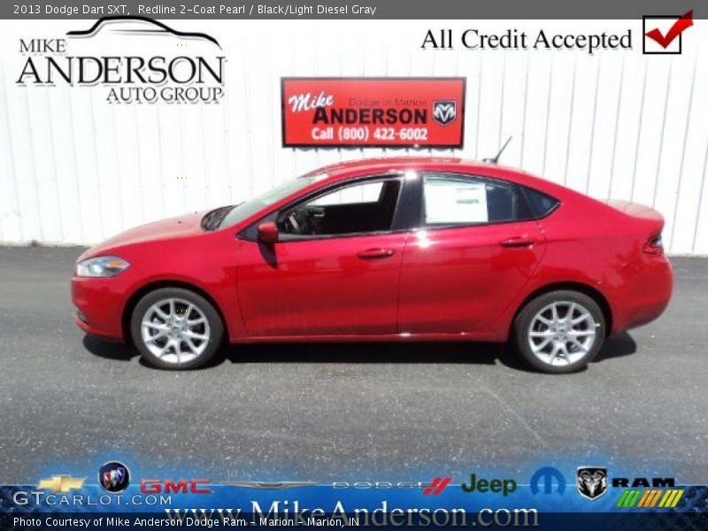 Redline 2-Coat Pearl / Black/Light Diesel Gray 2013 Dodge Dart SXT