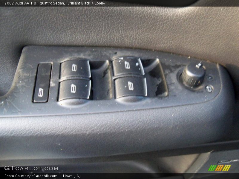 Brilliant Black / Ebony 2002 Audi A4 1.8T quattro Sedan