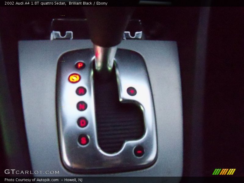 Brilliant Black / Ebony 2002 Audi A4 1.8T quattro Sedan