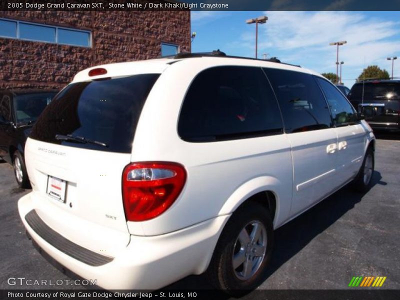 Stone White / Dark Khaki/Light Graystone 2005 Dodge Grand Caravan SXT
