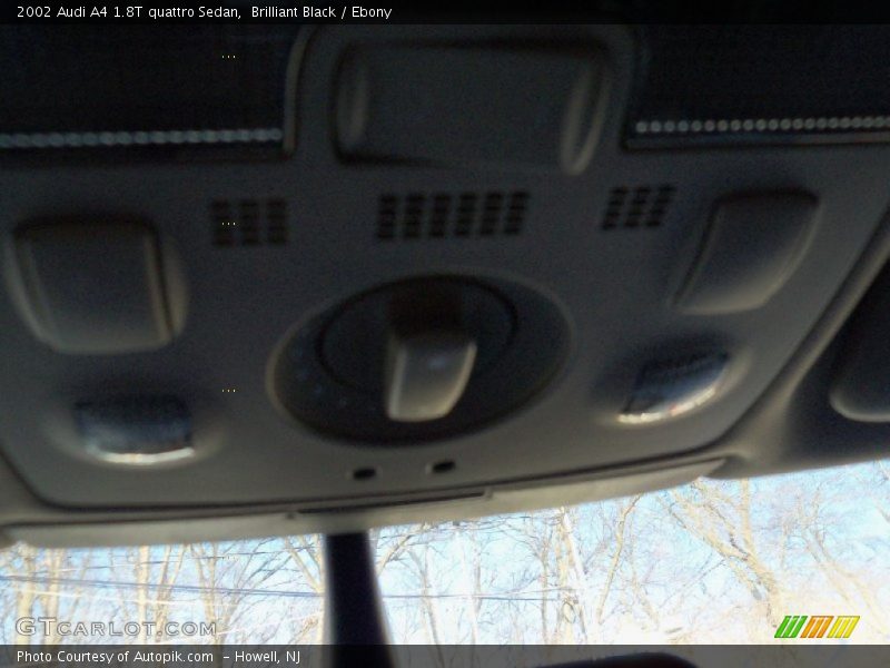 Brilliant Black / Ebony 2002 Audi A4 1.8T quattro Sedan
