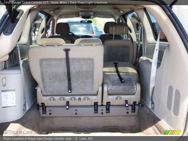 Stone White / Dark Khaki/Light Graystone 2005 Dodge Grand Caravan SXT