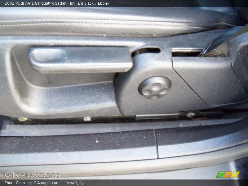 Brilliant Black / Ebony 2002 Audi A4 1.8T quattro Sedan