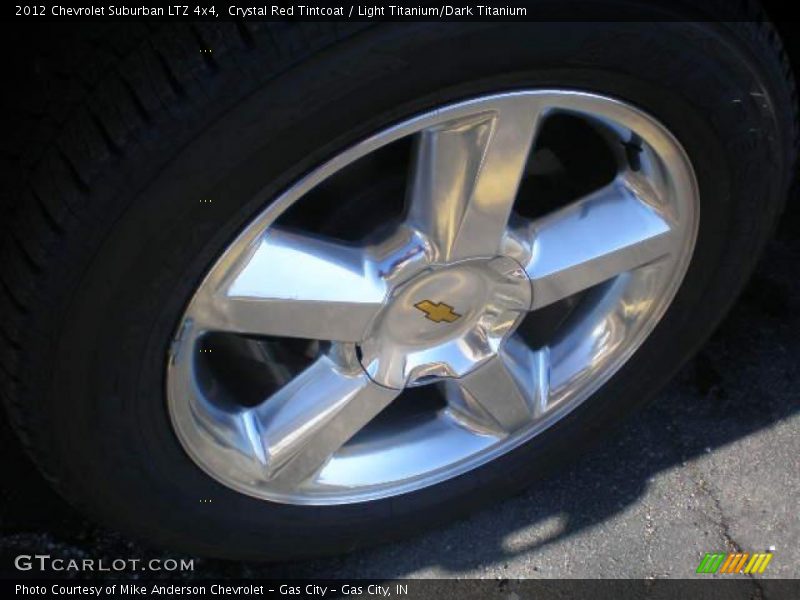 Crystal Red Tintcoat / Light Titanium/Dark Titanium 2012 Chevrolet Suburban LTZ 4x4
