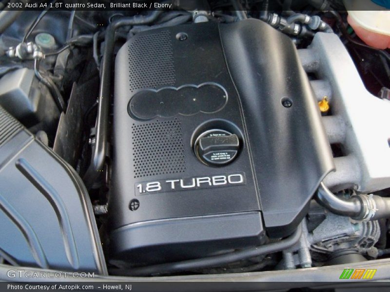 Brilliant Black / Ebony 2002 Audi A4 1.8T quattro Sedan