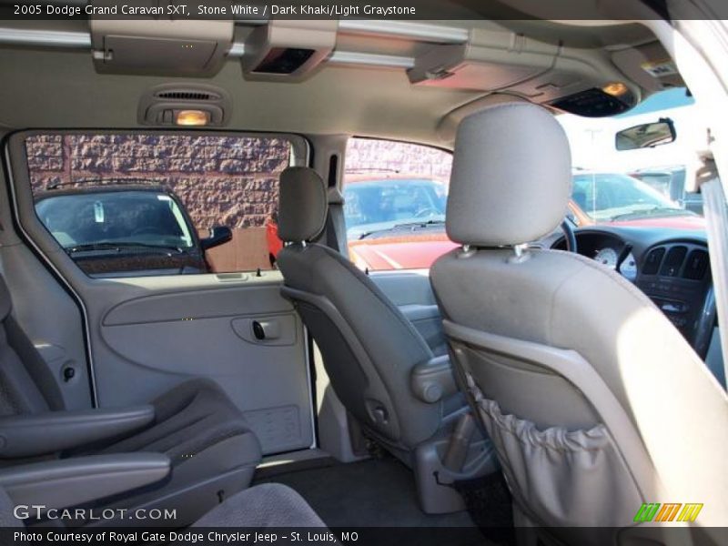 Stone White / Dark Khaki/Light Graystone 2005 Dodge Grand Caravan SXT