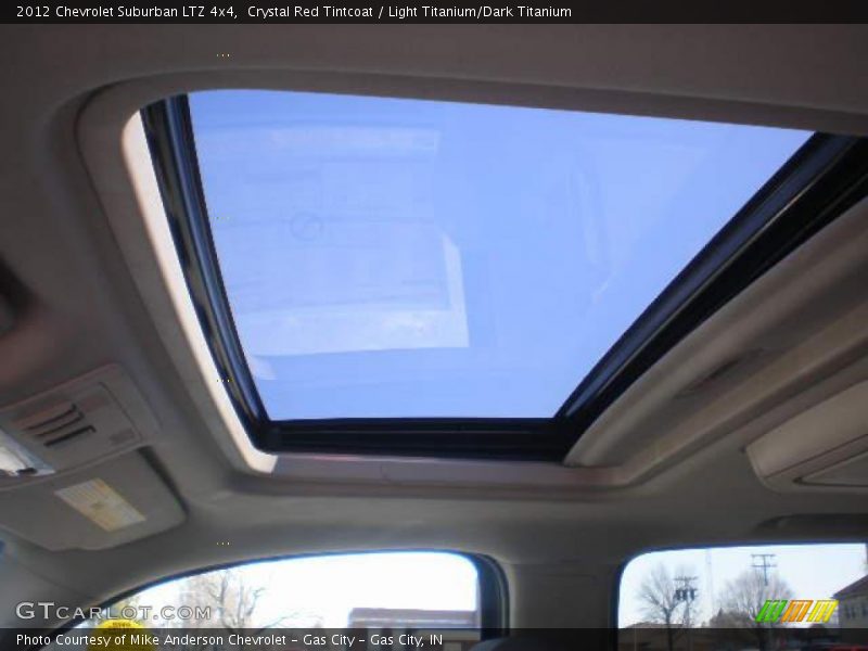 Crystal Red Tintcoat / Light Titanium/Dark Titanium 2012 Chevrolet Suburban LTZ 4x4