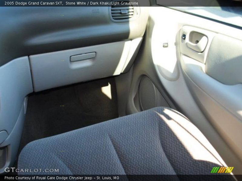 Stone White / Dark Khaki/Light Graystone 2005 Dodge Grand Caravan SXT