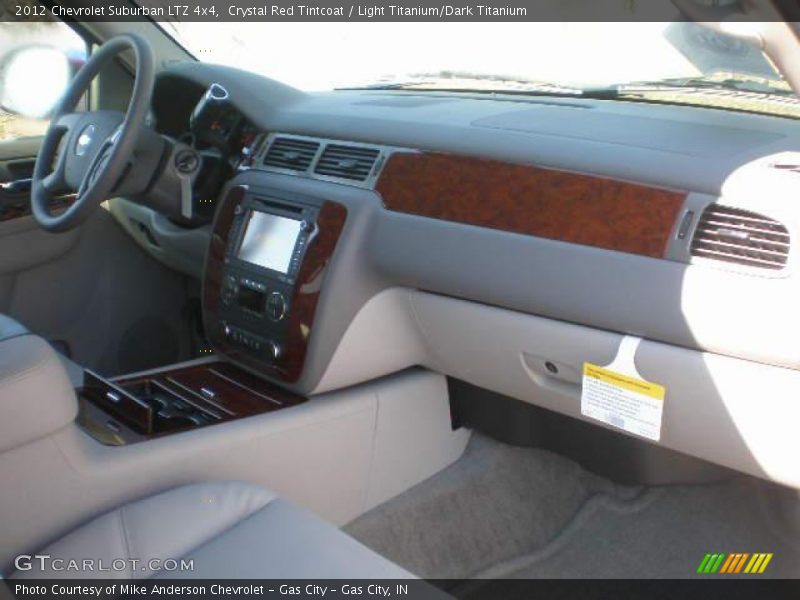 Crystal Red Tintcoat / Light Titanium/Dark Titanium 2012 Chevrolet Suburban LTZ 4x4