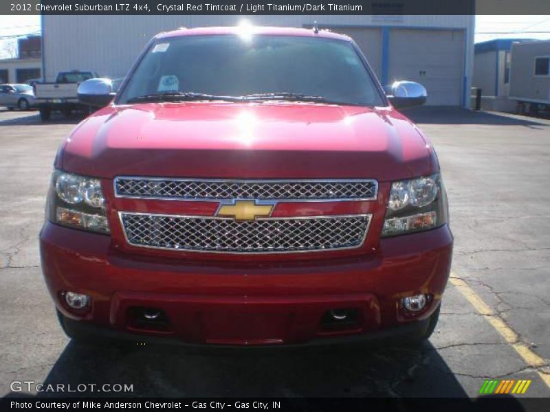 Crystal Red Tintcoat / Light Titanium/Dark Titanium 2012 Chevrolet Suburban LTZ 4x4