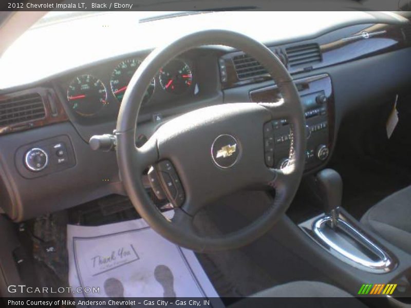 Black / Ebony 2012 Chevrolet Impala LT