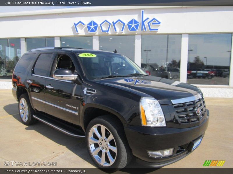Black Raven / Ebony 2008 Cadillac Escalade AWD