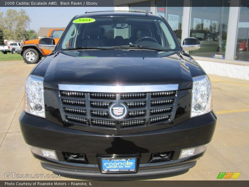 Black Raven / Ebony 2008 Cadillac Escalade AWD