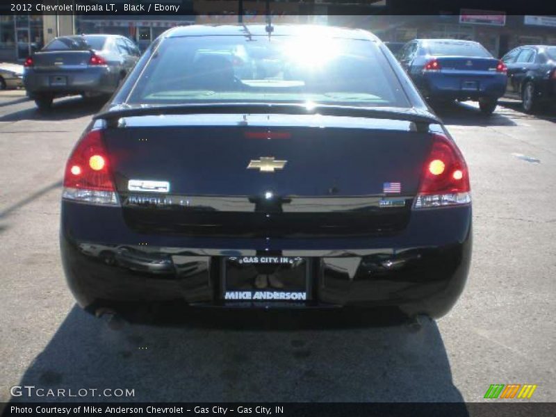 Black / Ebony 2012 Chevrolet Impala LT