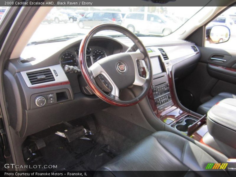 Black Raven / Ebony 2008 Cadillac Escalade AWD