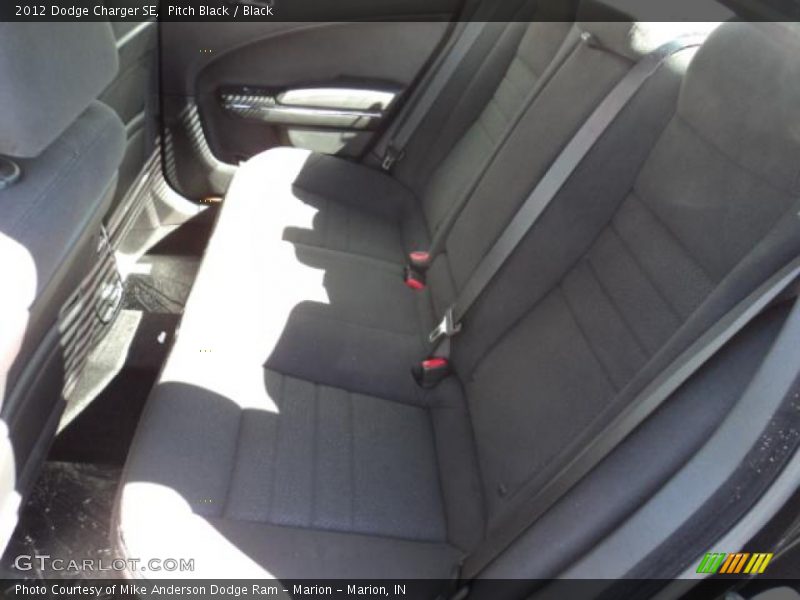 Pitch Black / Black 2012 Dodge Charger SE