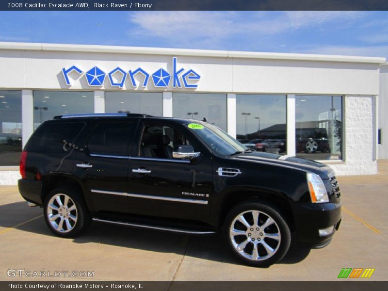 Black Raven / Ebony 2008 Cadillac Escalade AWD