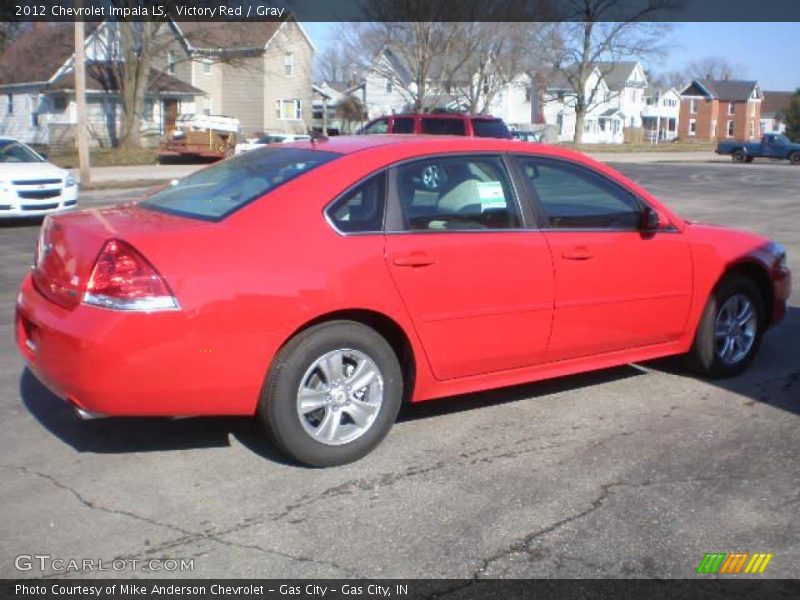 Victory Red / Gray 2012 Chevrolet Impala LS