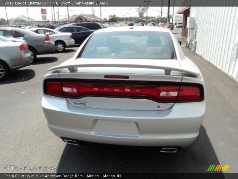 Bright Silver Metallic / Black 2012 Dodge Charger SXT Plus