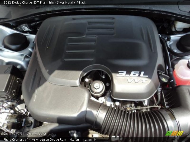 Bright Silver Metallic / Black 2012 Dodge Charger SXT Plus