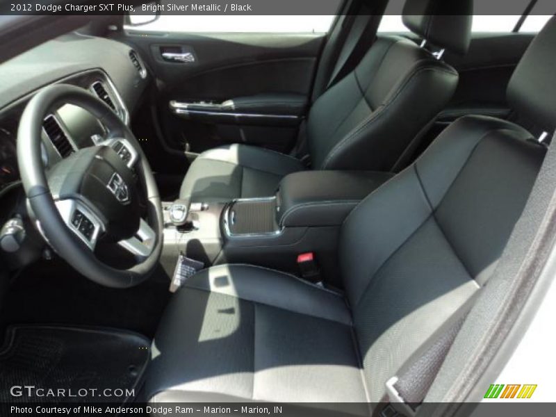 Bright Silver Metallic / Black 2012 Dodge Charger SXT Plus